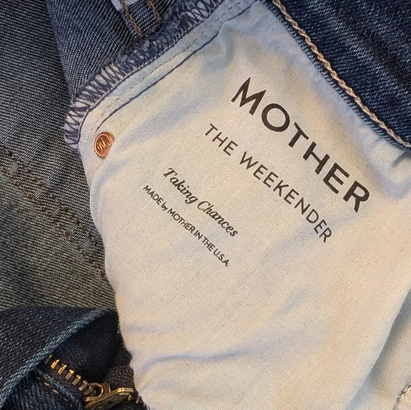 MOTHER Weekender Stretch Denim in Taking Chances sz 31 - Picture 9 of 15
